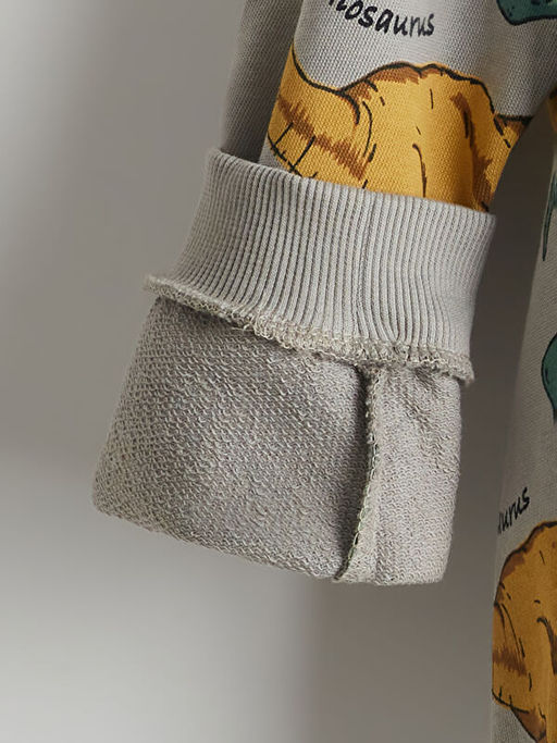 Kap??onlu Bask?l? Erkek ?ocuk Sweatshirt