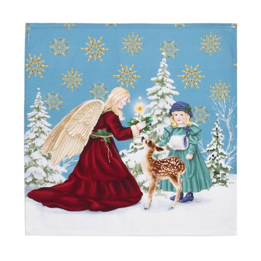 Набор новогодний Christmas time: скатерть 150×220 см +/-3 см с ГМВО, салфетка 40×40 см-12 шт., 100% хлопок