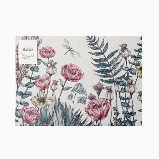 Салфетка на стол Доляна Цветы 40*29см  фото 5
