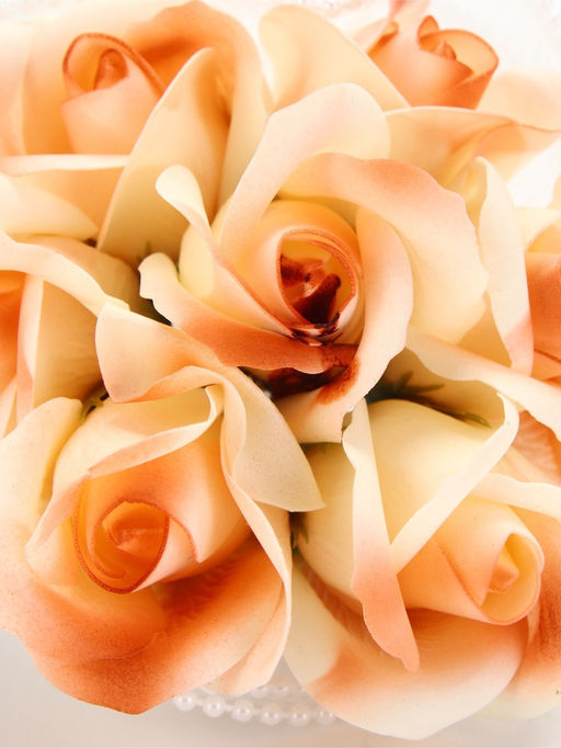 Набор из 6 нежных бело-розовых мыльных роз - SB BEAUTY фото 4