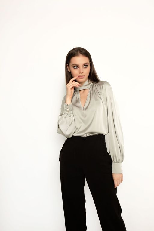 Блуза AURA 2050-176 полынь  фото 3