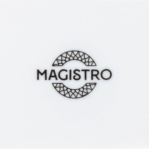 Салатник Magistro Rodos, 1.4 л, 20×9 см, фарфор, белый