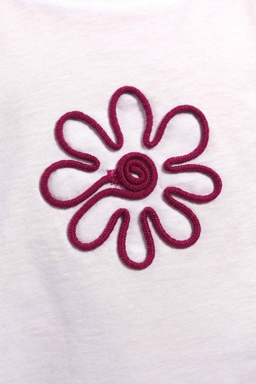 CRB wear/CSKG 63781-20-398 Футболка для девочки,белый/Ex.Cherubino  фото 4