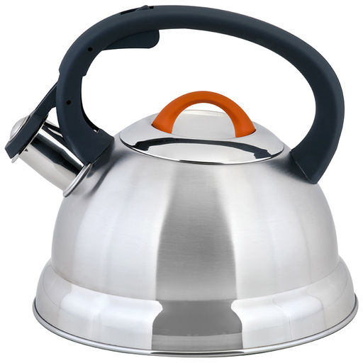 Чайник со свистком 2,3 л нерж сталь Freundich-3001QS капс.дно, тм Leonord, арт 002803