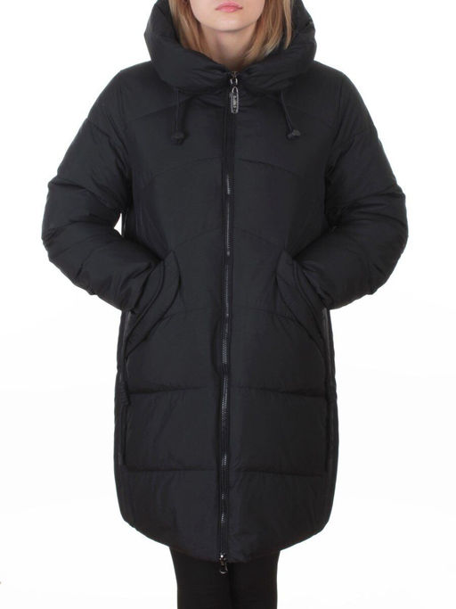 A622 BLACK Куртка зимняя женская (200 гр. био-пух)
