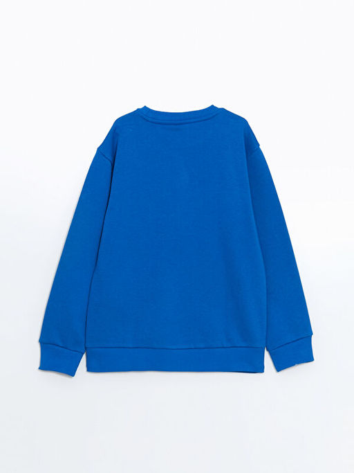 Bisiklet Yaka Sonic Bask?l? Erkek ?ocuk Sweatshirt - Waikiki фото 2
