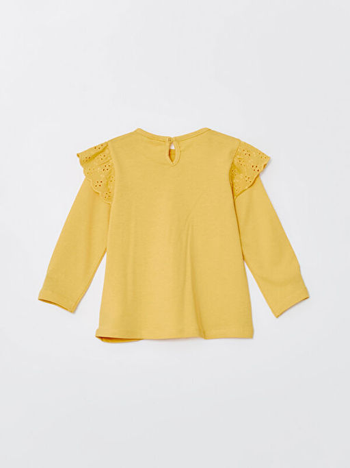 Bisiklet Yaka Basic K?z Bebek Bluz - Waikiki фото 3