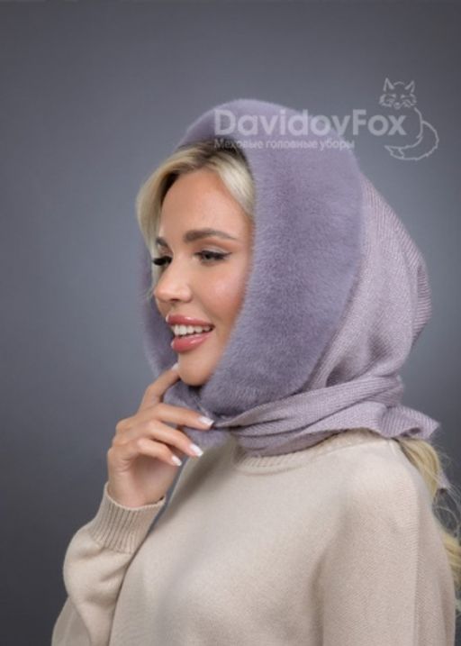 ВИДЕООБЗОР Платок Трикотаж Норка Чертополох - Davidovfox фото 2