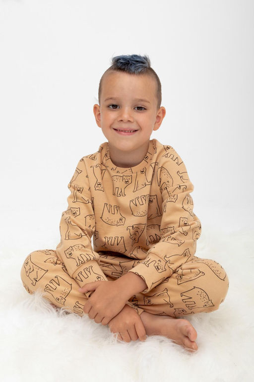 К 1587/24/итальянский песок,медведи пижама дет