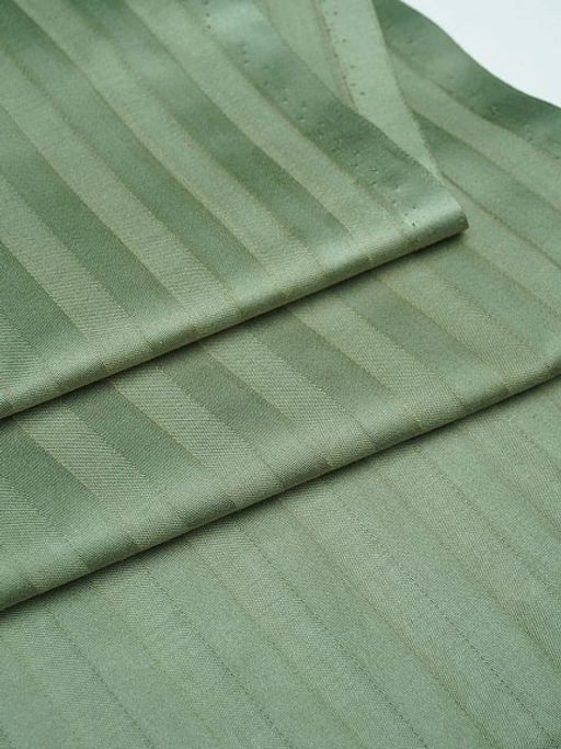 Сатин-страйп цв.Эвкалипт (1см*1см), ш.2.2м, хлопок-100%, 130гр/м.кв - Купава фото 4