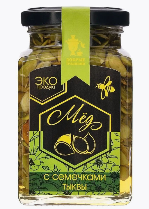 GT Семечки тыквы в меду, 315г - Добрые традиции фото 2