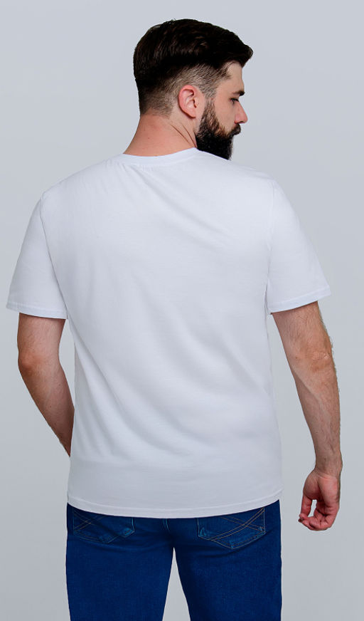 Арт. 67126 Футболка мужская 48-56 (5 шт) Цвет:белый - Идеал фото 3