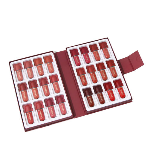 Цена за 24 шт. Блеск для губ, водостойкий, оттеночный микс