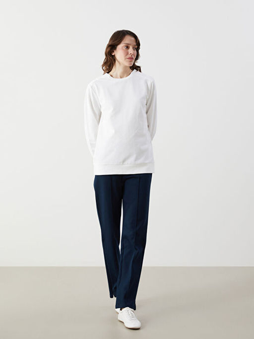 Bisiklet Yaka Kad?n Sweatshirt