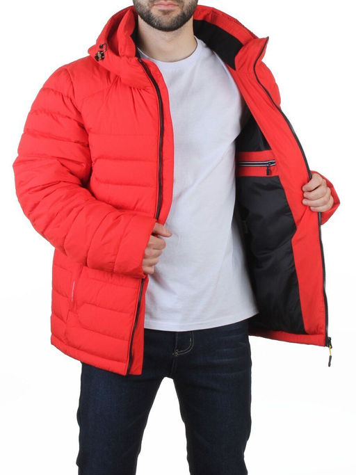 D6184 RED Куртка мужская зимняя (200 гр. холлофайбер)