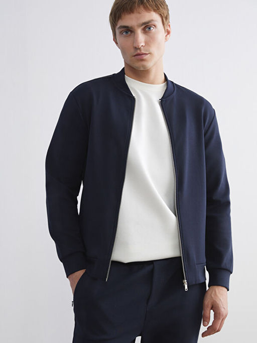 Standart Kal?p Uzun Kollu Erkek Kolej Ceket