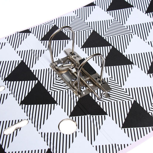 Пaпкa-регистратор А4 75мм Calligrata ламинированная, светлая сирень  фото 7