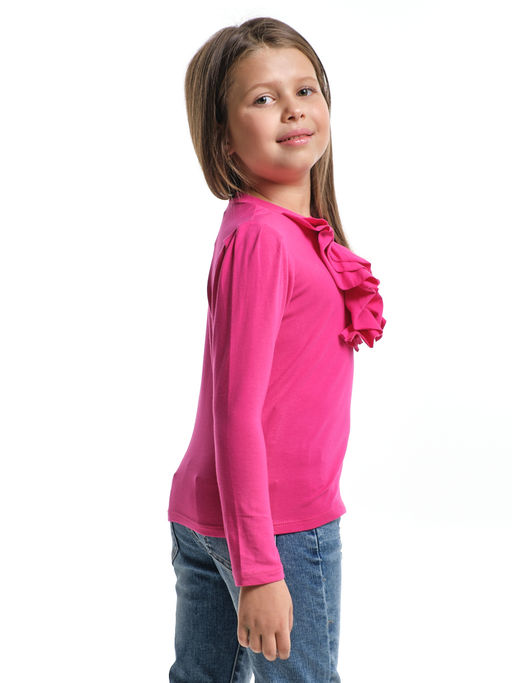 Футболка (лонгслив) для девочки UD 1044 малиновый - Mini maxi фото 2
