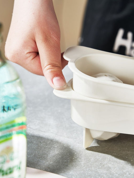 Форма для круглого льда "Four balls", 4 ячейки, белая (28*7,2*6,4 см)