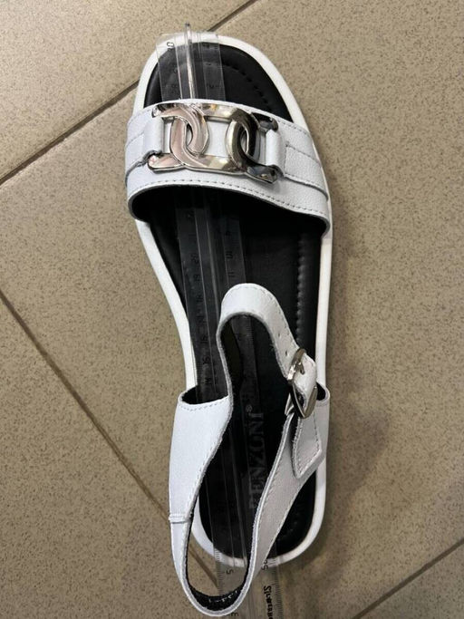 08-PED134-1 WHITE Босоножки женские (натуральная кожа)