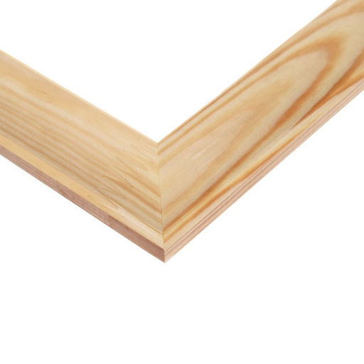 Рама для картин (зеркал) 50×70 см, профиль 37×18 мм, Emma, неокрашенное дерево (подходит для декорирования)