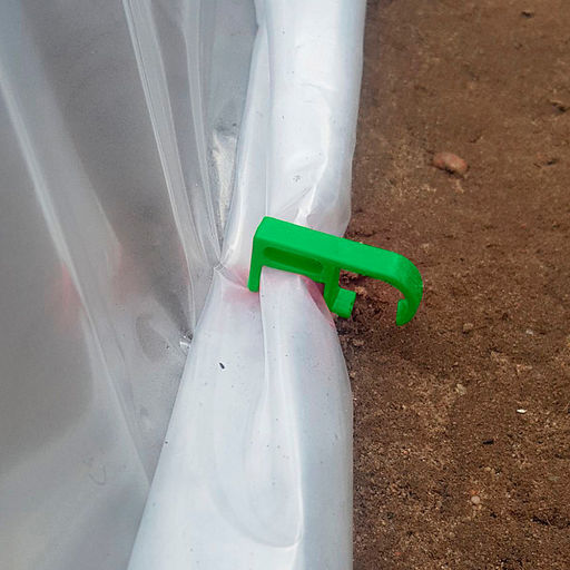 Колышки для огорода h14см, полипропилен, зеленый, набор 10шт (Беларусь)