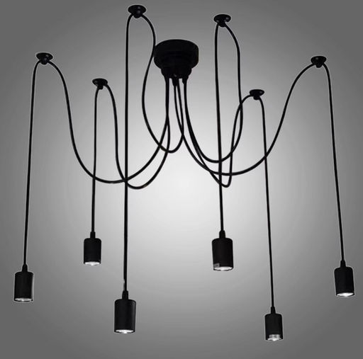 Люстра Лофт FS-000512-6BK