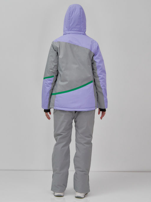 Гоннолыжная куртка женская зимняя сиреневого цвета 709Sn - Chunmai фото 11