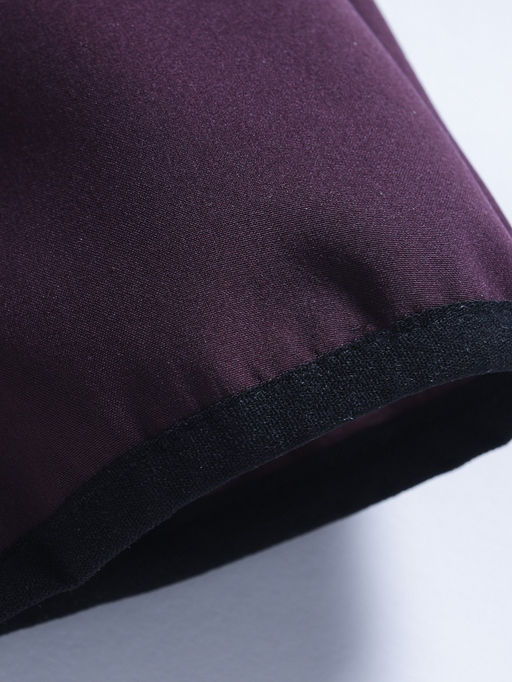 Куртка женская гибридная стёганая с капюшоном с графеновой подкладкой темно-фиолетового цвета 9626_1TF