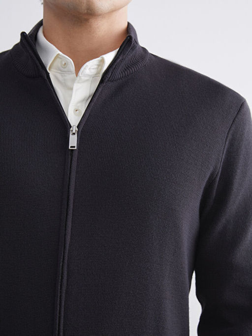 Standart Kal?p Dik Yaka Erkek Triko H?rka