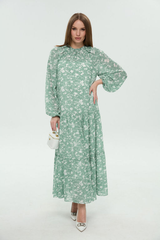 Платье NIKVA н1025-2 мята  фото 9