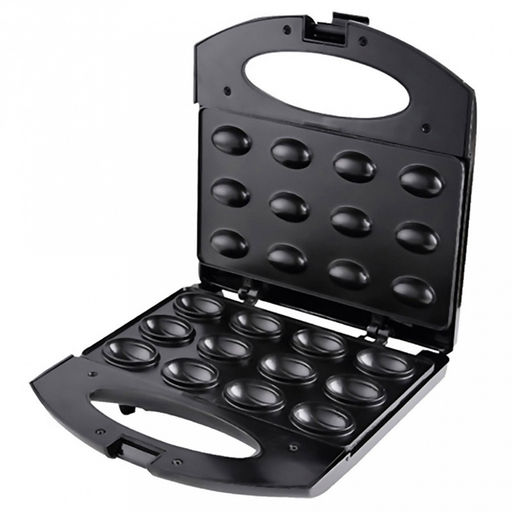 Мультипекарь для выпечки "орешков" электрический "Kelli", комбинированный корпус металл/пластик, индикаторы нагрева, раскрытие на 180, мощность: 1800Вт, 220-240 В, 50 Гц, 26,2х26х16,7см, белый (Китай)