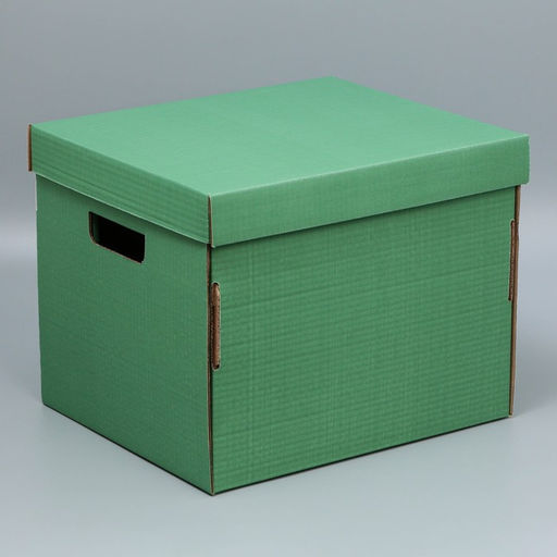 Цена за 5 шт. Коробка подарочная складная, упаковка, «Оливковая», 37.5 х 32 х 29 см