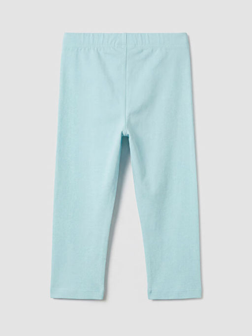 Beli Lastikli Bask?l? K?z ?ocuk Tayt 2li