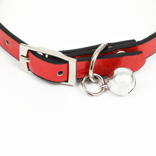 Ошейник лаковый Радуга, 30 х 1 см, разноцветный - Пижон фото 3