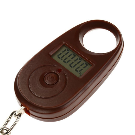 Весы-безмен Luazon LVU-01, электронные, до 25 кг, точность до 5 г, подсветка, коричневые - Luazon home фото 2
