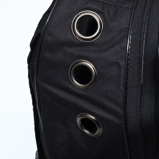 Рюкзак для переноски животных с окном для обзора, 32 х 25 х 42 см, серебристый - Пижон фото 13