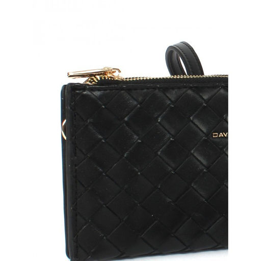 Сумка женская искусственная кожа DJ-СМ 7463-BLACK, 3отд, плечевой ремень, черный SALE 265264 - Adelia фото 4