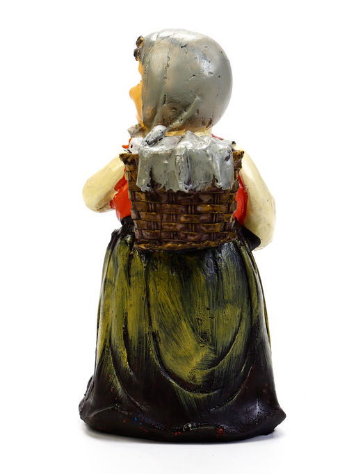 Садовая фигура из полистоуна «Бабушка с гусем», 10×10×20 см, Greengo