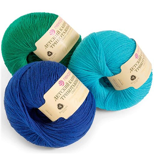 Цена за 5 мотков пряжи ДЕТСКИЙ КАПРИЗ ТРИКОТАЖНЫЙ