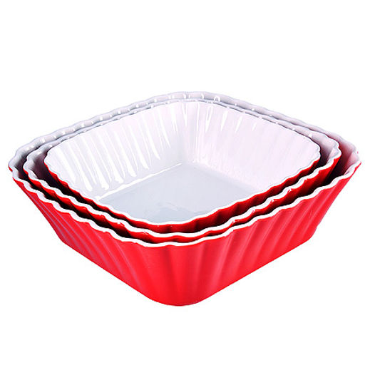 29584 Набор салатниц керамика 3 пр LR (х6) - Mayer&boch фото 2