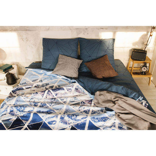 Постельное бельё Этель 1.5 сп Горные вершины 143х215 см, 150х214 см, 70х70 см -2 шт,100% хлопок, бязь  фото 7