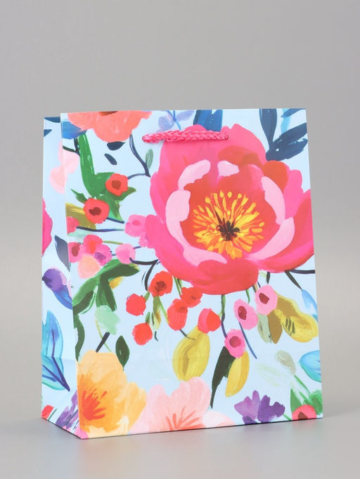 Цена за 2 шт. Пакет подарочный ламинированный «Декор» 18×22.3×10 см