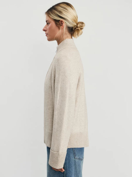 Вязаный джемпер на молнии / Zarina