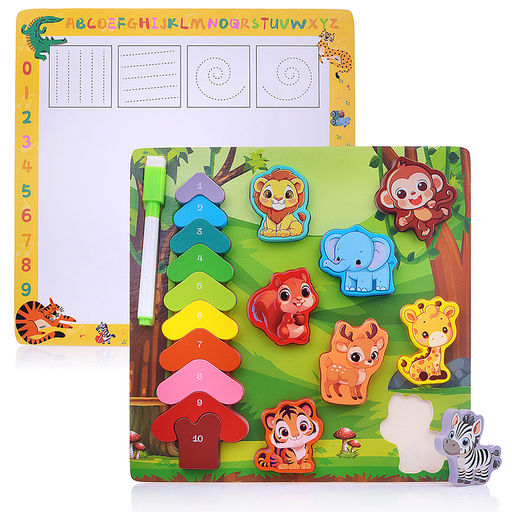 Пазл-вкладыш "Лесные зверята"