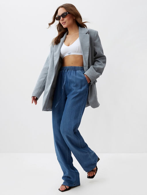 Брюки женские MIST Denim, размер 46 (L), синие