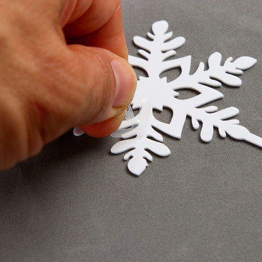 Набор для украшения торта Снежинки, 4 шт., цвет белый - Страна карнавалия фото 3