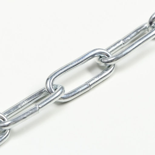 Цепь для привязи собак, сварные звенья, 1,8 м, калибр 50 мм, толщина проволки 4,5 мм - Пижон фото 5