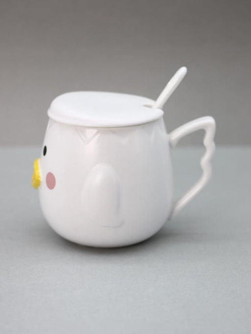 Кружка Cutie duckling, serious, white (400 ml)