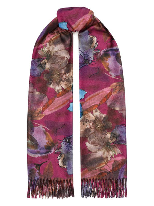 Палантин жен. виск+шерсть 72х180 LDR33-007-10 - Labbra фото 2